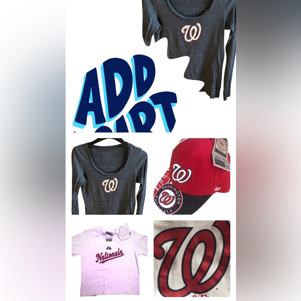 Washington Nationals 4 item Family Fan bundle